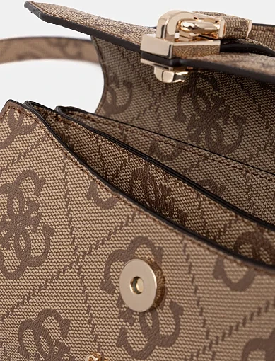 Жіноча сумка крос-боді з екошкіри бежева - фото 4 - Miraton