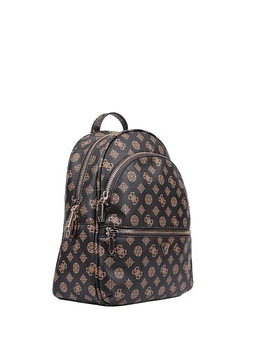 Жіночий рюкзак з екошкіри коричневий(HWPG71 18330) - фото 2 - Miraton