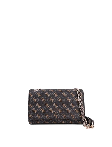 Жіноча сумка крос-боді Guess з екошкіри коричнева(HWQG96 72210) - фото 2 - Miraton