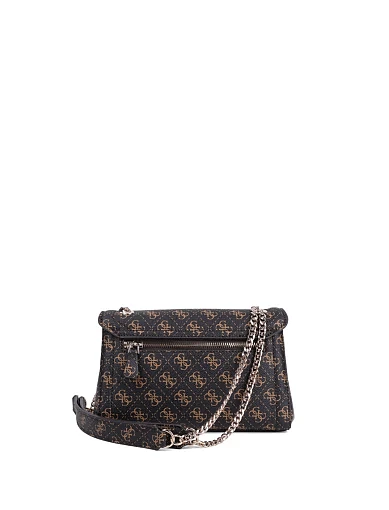 Жіноча сумка крос-боді Guess з екошкіри коричнева(HWQG96 72210) - фото 4 - Miraton