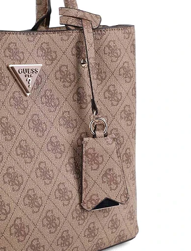 Жіноча сумка тоут Guess з екошкіри бежева(HWSG69 74060ОЗ25-26) - фото 4 - Miraton