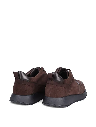 Чоловічі кросівки MIRATON замшеві коричневі (0587A1-25-X61/T22/M232) - фото 4 - Miraton