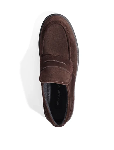 Чоловічі черевики Miguel Miratez замшеві коричневі (06625X-232-MU35MZ) - фото 2 - Miraton