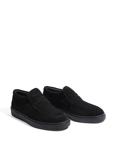 Чоловічі черевики Miguel Miratez замшеві чорні (06625X-232-X12MZ) - фото 3 - Miraton