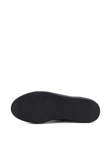 Чоловічі черевики шкіряні сині (8587X-04-G12/D01R) - фото 2 - Miraton