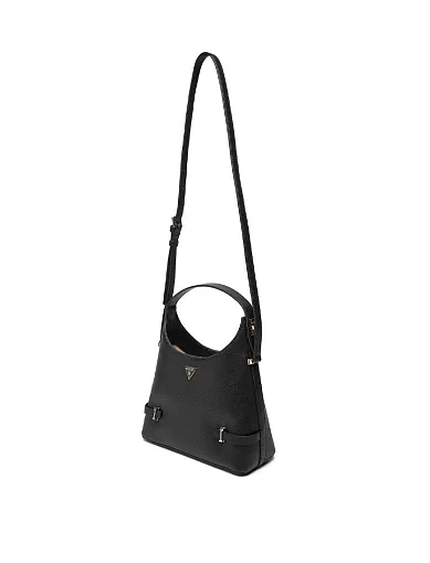 Жіноча сумка з екошкіри чорна - фото 2 - Miraton