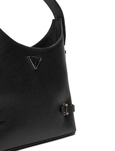 Жіноча сумка з екошкіри чорна - фото 3 - Miraton