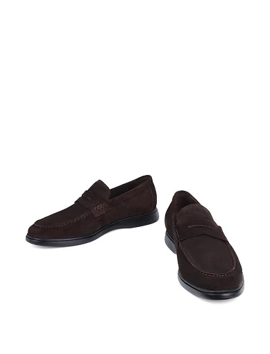 Чоловічі туфлі Miguel Miratez замшеві коричневі (M059A-20-MU35) - фото 5 - Miraton