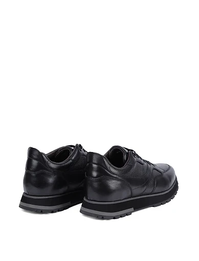 Чоловічі кросівки MIRATON шкіряні чорні (M149A-02-D01/G70) - фото 4 - Miraton