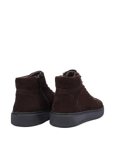 Мужские ботинки MIRATON замшевые коричневые - фото 4 - Miraton