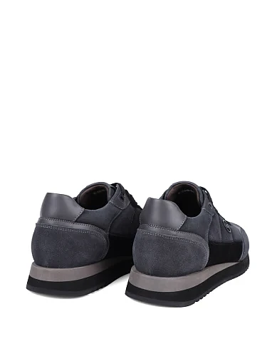 Чоловічі кросівки MIRATON замшеві сірі (MU192A-60-MU37) - фото 4 - Miraton