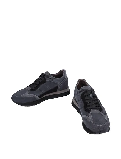 Чоловічі кросівки MIRATON замшеві сірі (MU192A-60-MU37) - фото 5 - Miraton