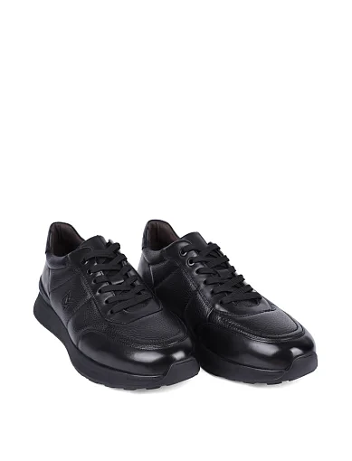 Чоловічі кросівки MIRATON шкіряні чорні (MU312A-60-T20/G11) - фото 3 - Miraton