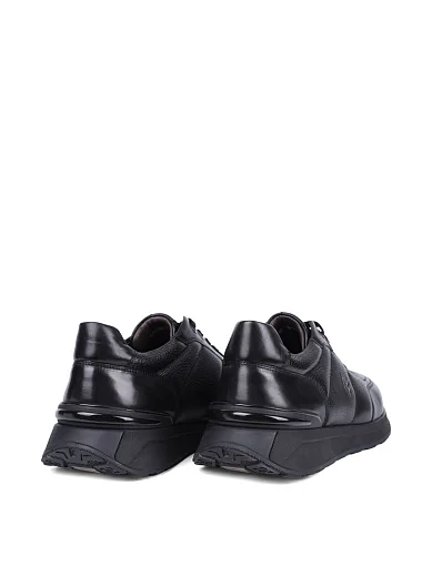 Чоловічі кросівки MIRATON шкіряні чорні (MU312A-60-T20/G11) - фото 4 - Miraton