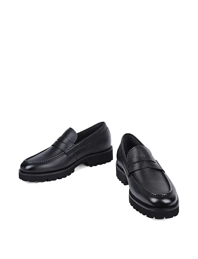 Чоловічі туфлі Miguel Miratez шкіряні чорні (MU316A-60-G11MZ) - фото 5 - Miraton