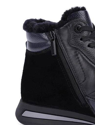 Чоловічі черевики шкіряні чорні (MU342X-02-G70/A08M) - фото 5 - Miraton