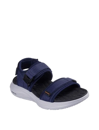 Мужские сандалии Skechers Vapor Foam тканевые синие - фото 5 - Miraton