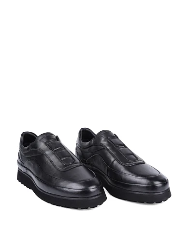 Чоловічі туфлі Miguel Miratez шкіряні чорні (2339D-917-751) - фото 3 - Miraton