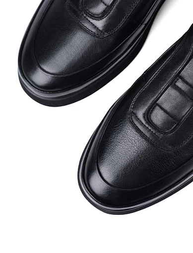 Чоловічі туфлі Miguel Miratez шкіряні чорні (2339D-917-751) - фото 5 - Miraton