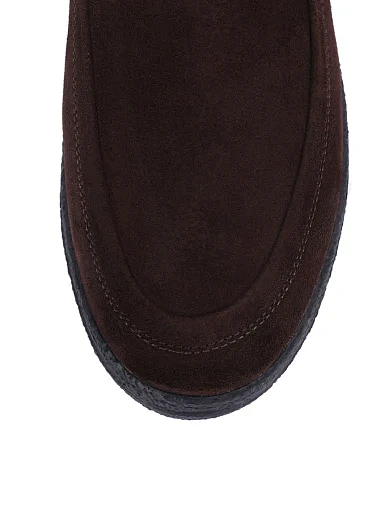 Чоловічі черевики замшеві коричневі (2355DH-902-662M) - фото 5 - Miraton