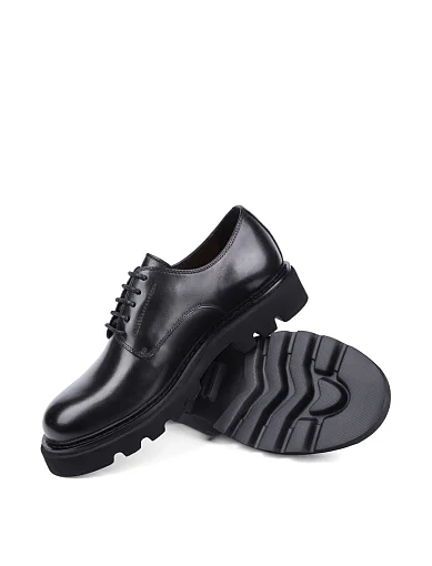 Чоловічі туфлі Miguel Miratez шкіряні чорні (2406D-98-45) - фото 2 - Miraton