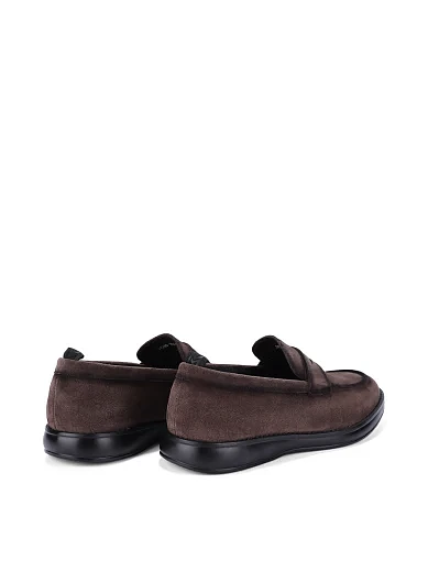 Чоловічі туфлі лофери Miguel Miratez замшеві сірі (2428D-911-372) - фото 4 - Miraton