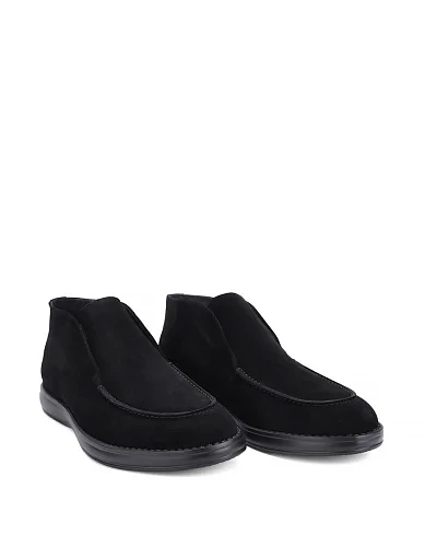 Мужские ботинки Miguel Miratez замшевые черные - фото 3 - Miraton