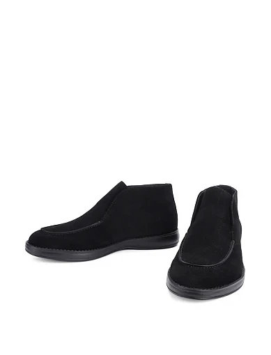 Мужские ботинки Miguel Miratez замшевые черные - фото 5 - Miraton