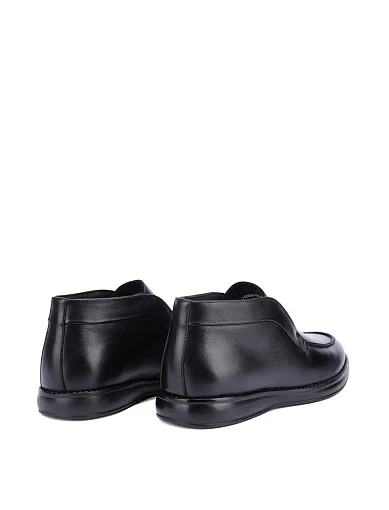 Чоловічі черевики шкіряні чорні (2428DH-97-751M) - фото 4 - Miraton