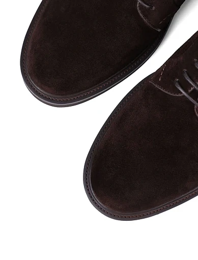 Чоловічі туфлі Miguel Miratez замшеві коричневі (5003D-91-662) - фото 5 - Miraton