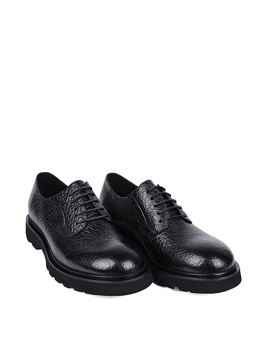 Чоловічі туфлі Miguel Miratez шкіряні чорні (5010D-75-64) - фото 3 - Miraton