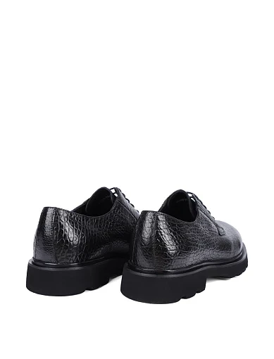 Чоловічі туфлі Miguel Miratez шкіряні чорні (5010D-75-64) - фото 4 - Miraton