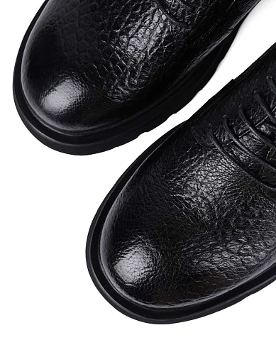 Чоловічі туфлі Miguel Miratez шкіряні чорні (5010D-75-64) - фото 5 - Miraton