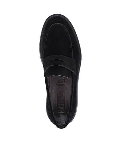 Чоловічі туфлі Miguel Miratez замшеві чорні (5012D-91-187) - фото 2 - Miraton