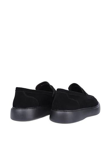 Чоловічі туфлі Miguel Miratez замшеві чорні (5012D-91-187) - фото 4 - Miraton