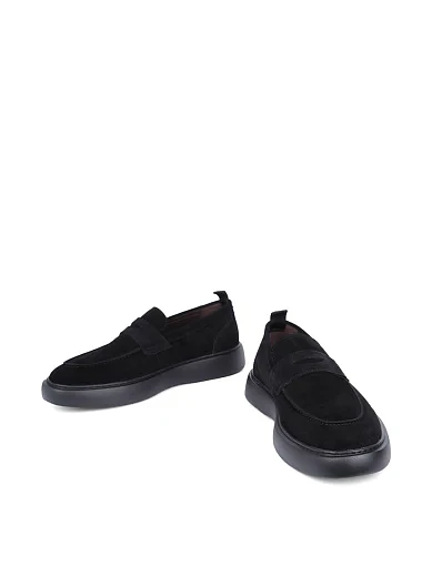 Чоловічі туфлі Miguel Miratez замшеві чорні (5012D-91-187) - фото 5 - Miraton