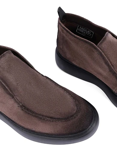 Чоловічі черевики Miguel Miratez замшеві сірі (5012DH-91-372R) - фото 5 - Miraton