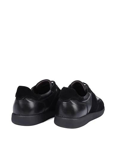 Чоловічі кеди MIRATON шкіряні чорні (5019D-72-187) - фото 4 - Miraton