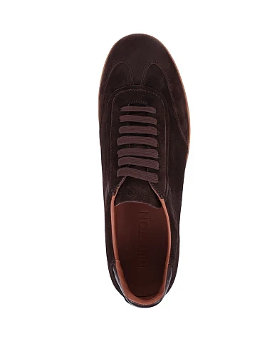 Чоловічі кеди MIRATON замшеві коричневі (5019D-73-662) - фото 2 - Miraton