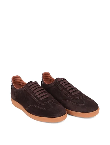 Чоловічі кеди MIRATON замшеві коричневі (5019D-73-662) - фото 3 - Miraton