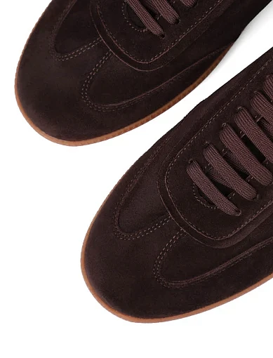 Чоловічі кеди MIRATON замшеві коричневі (5019D-73-662) - фото 5 - Miraton