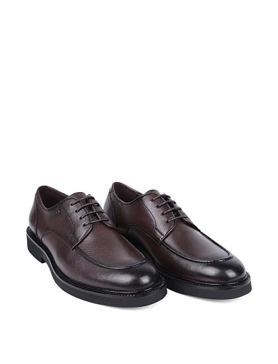 Чоловічі туфлі Miguel Miratez шкіряні коричневі (5020D-109-543) - фото 3 - Miraton