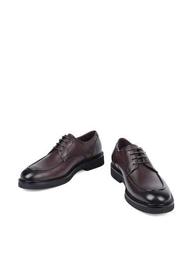 Чоловічі туфлі Miguel Miratez шкіряні коричневі (5020D-109-543) - фото 5 - Miraton