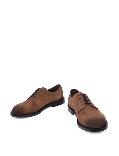 Чоловічі туфлі Miguel Miratez замшеві коричневі (5029D-101-350) - фото 5 - Miraton