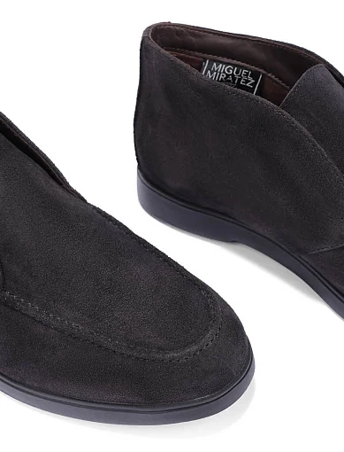 Чоловічі черевики Miguel Miratez замшеві сірі (508DH-91-680R) - фото 5 - Miraton