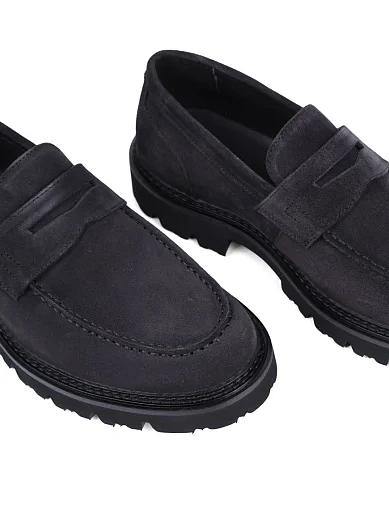 Мужские туфли Miguel Miratez замшевые серые - фото 5 - Miraton