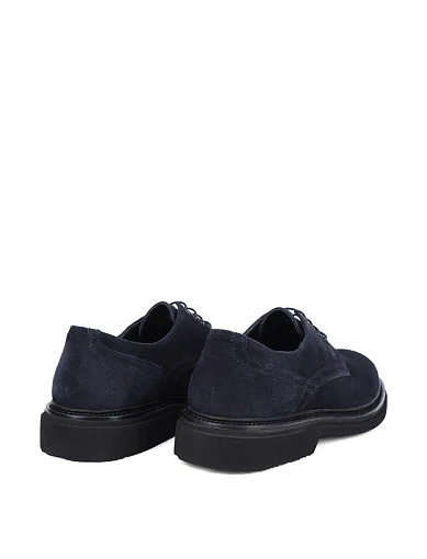 Чоловічі туфлі Miguel Miratez велюрові сині (521D-101-29) - фото 4 - Miraton