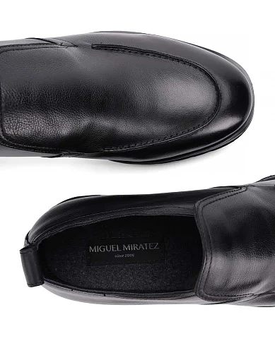 Чоловічі черевики Miguel Miratez шкіряні чорні (527DH-101-1) - фото 5 - Miraton