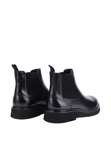 Чоловічі черевики челсі шкіряні чорні (536DH-90-20R) - фото 4 - Miraton