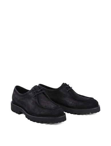 Чоловічі туфлі Miguel Miratez замшеві сірі (537D-105-680) - фото 3 - Miraton